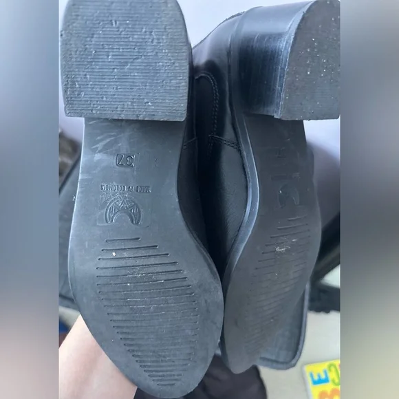 Stylized Cowboy Boots in Calf leather and Snake Skin, size 7/7.5 - Picture 8 of 12